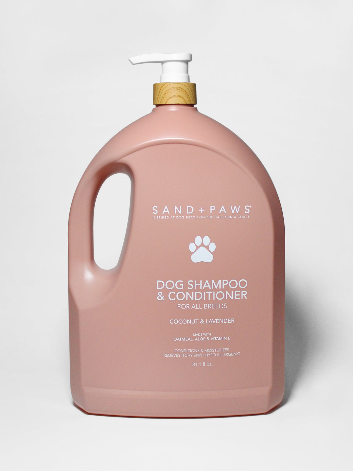 Nourishing Sand + Paws Pet Shampoo & Conditioner - Coconut & Lavender