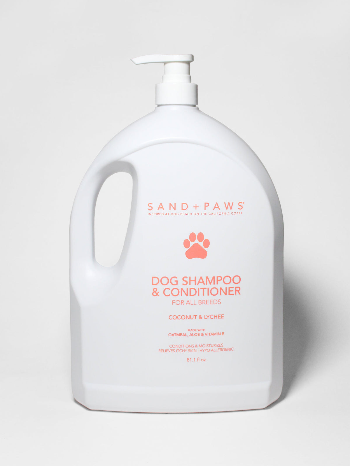Nourishing Sand + Paws Pet Shampoo & Conditioner - Coconut & Lychee