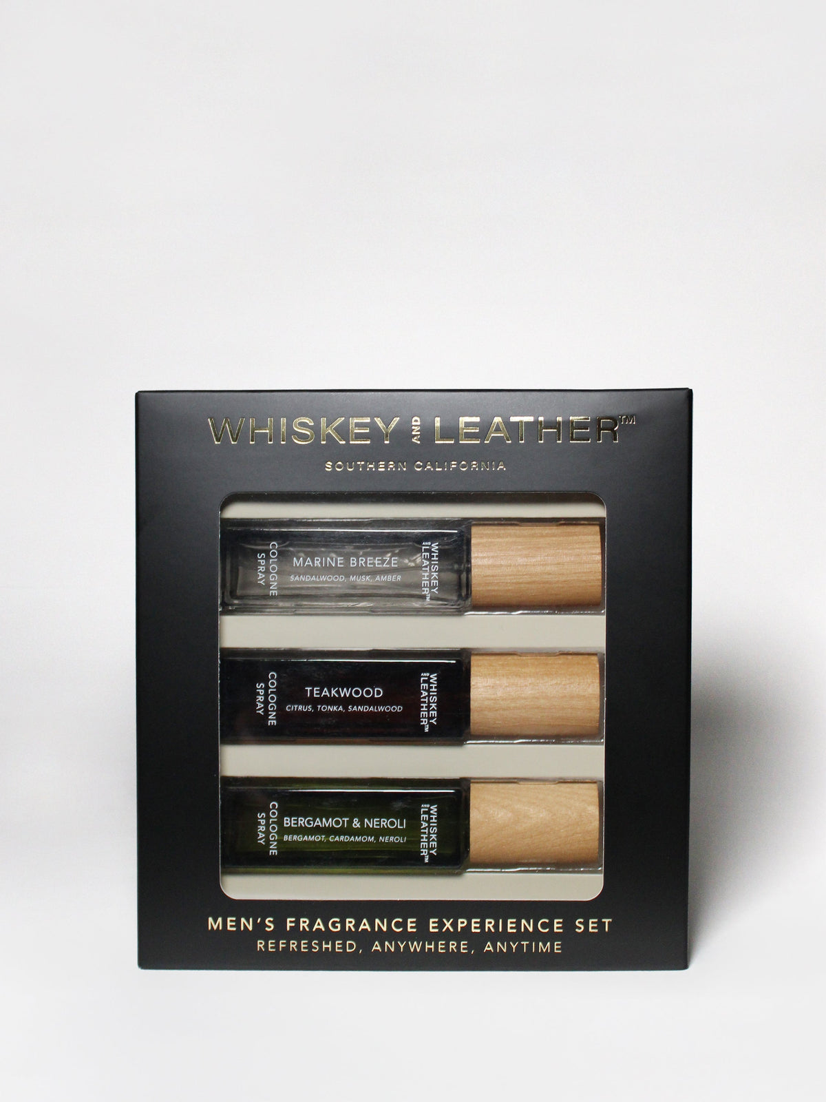 Luxurious 18ml Cologne Spray Set - Coastal & Woods Collection