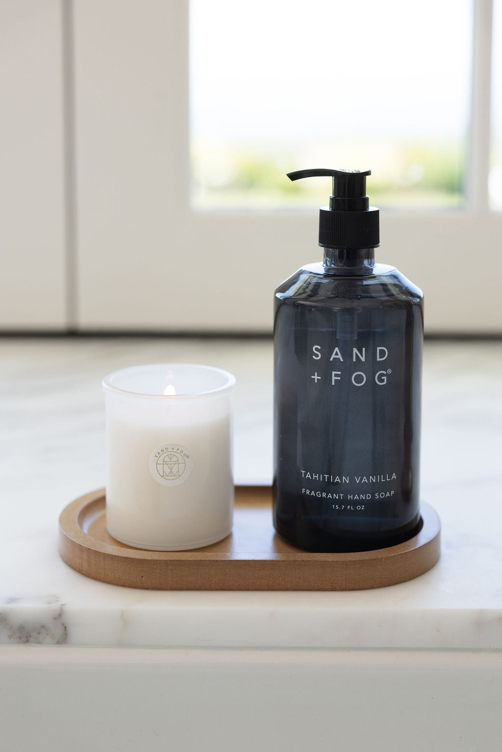 Refreshing Tahitian Vanilla Hand Soap & Candle Set